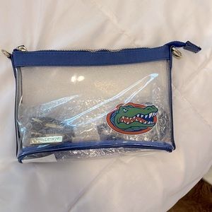NWT GATOR FOOTBALL UNIVERSITY OF FLORIDA CROSSBODY CLEAR purse